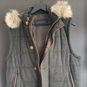 Kent & Curwen Medium Grey & Brown Vest